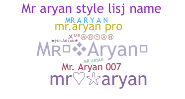 Nickname - MrAryan