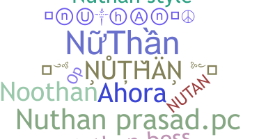 Nickname - Nuthan
