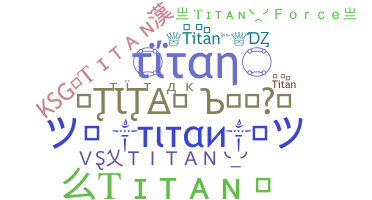 Nickname - Titan