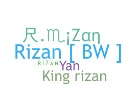 Nickname - Rizan