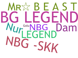 Nickname - NBG
