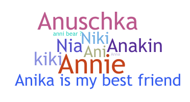Nickname - Anika