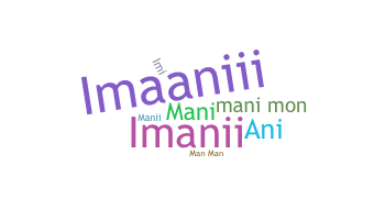 Nickname - Imani