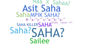 Nickname - saha