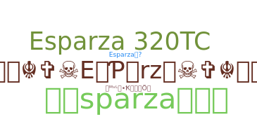 Nickname - Esparza