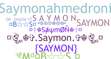 Nickname - Saymon