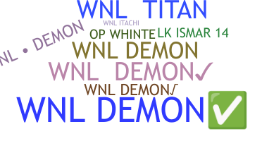 Nickname - WNLDEMON