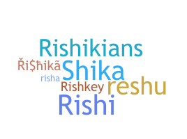 Nickname - Rishika