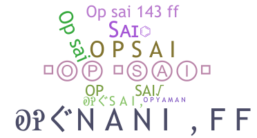 Nickname - OPSAI