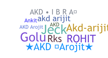 Nickname - AKd