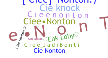 Nickname - Cieenonton