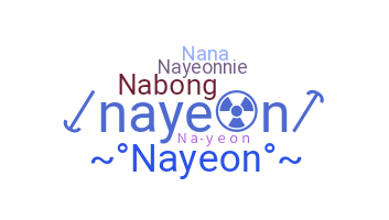 Nickname - nayeon