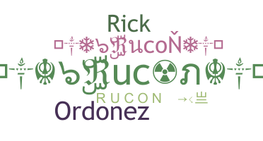 Nickname - Rucon