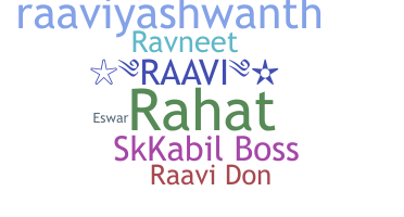 Nickname - Raavi