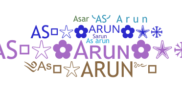 Nickname - AsArun