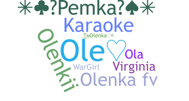 Nickname - Olenka