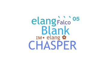 Nickname - Elang