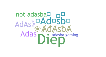 Nickname - AdAsBa