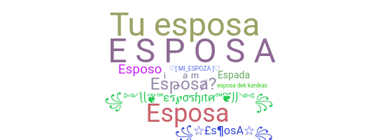 Nickname - esposa