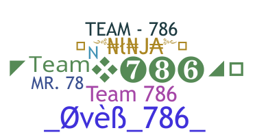 Nickname - team786