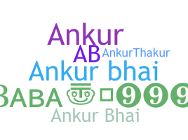 Nickname - AnkurBhai