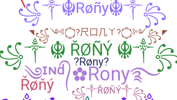 Nickname - Rony