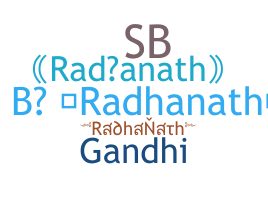 Nickname - radhanath