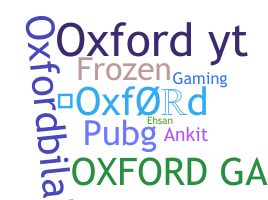 Nickname - Oxford