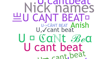 Nickname - Ucantbeat