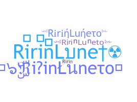 Nickname - RirinLuneto