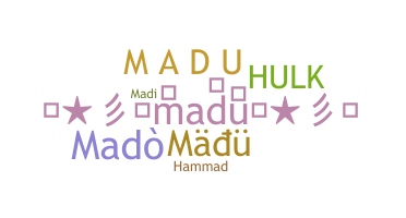 Nickname - madu