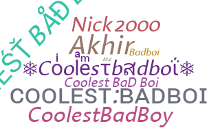 Nickname - Coolestbadboi