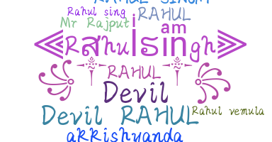 Nickname - Rahulsingh
