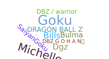 Nickname - dbz