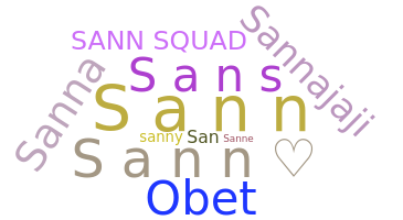 Nickname - SANN