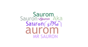 Nickname - sauron