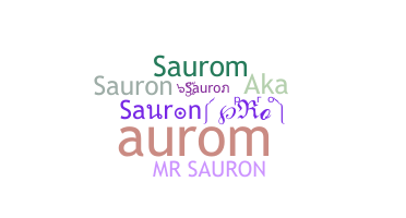 Nicknames for Sauron: S A U R O N, Saนr๏n༼℘ⷬℜⷢℴⷪ༽, ♆ S A U R O N,  ๖ۣۜSauroภ, MR SAURON