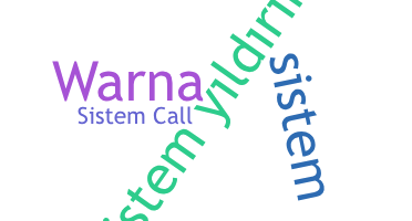 Nickname - sistem