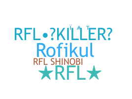 Nickname - RFL