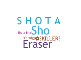 Nickname - shota