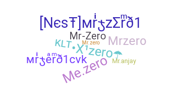Nickname - MrZERO