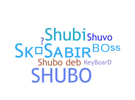 Nickname - Shubo