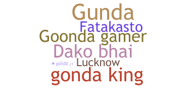 Nickname - Gonda