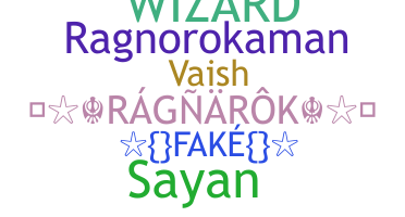 Nickname - Ragnorok