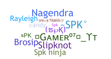 Nickname - SPK