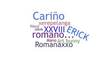 Nickname - Romano