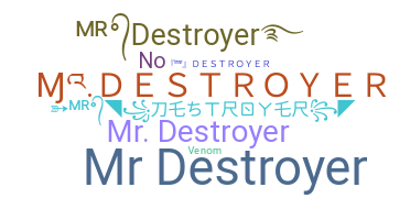 Nickname - MrDestroyer