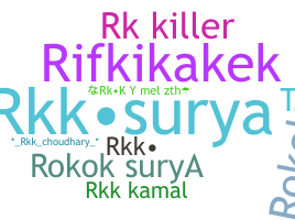 Nickname - rkk