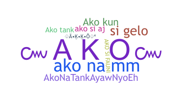 Nickname - Ako