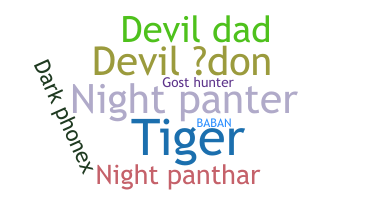 Nickname - NightPanter